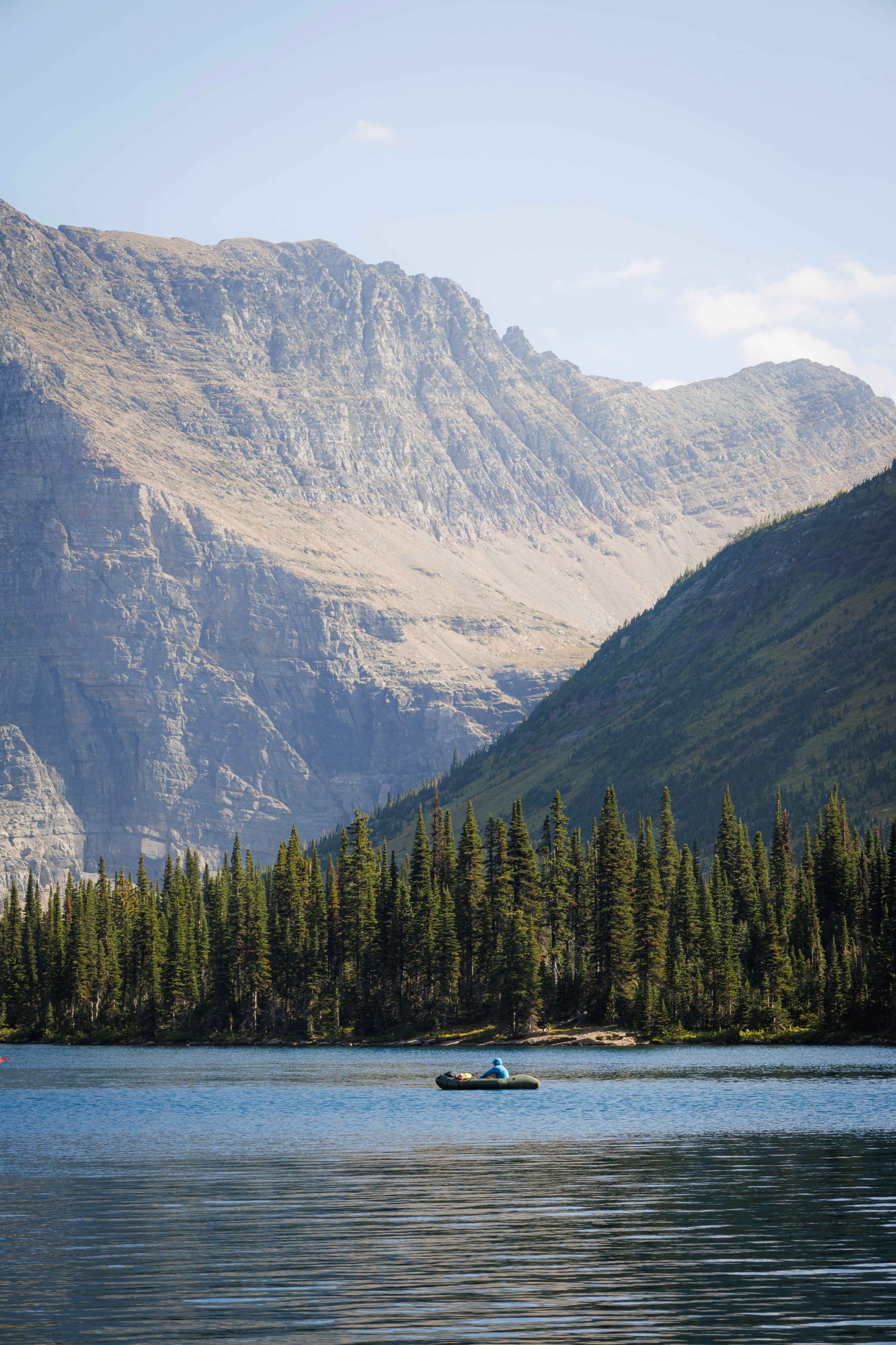 boat on a lake