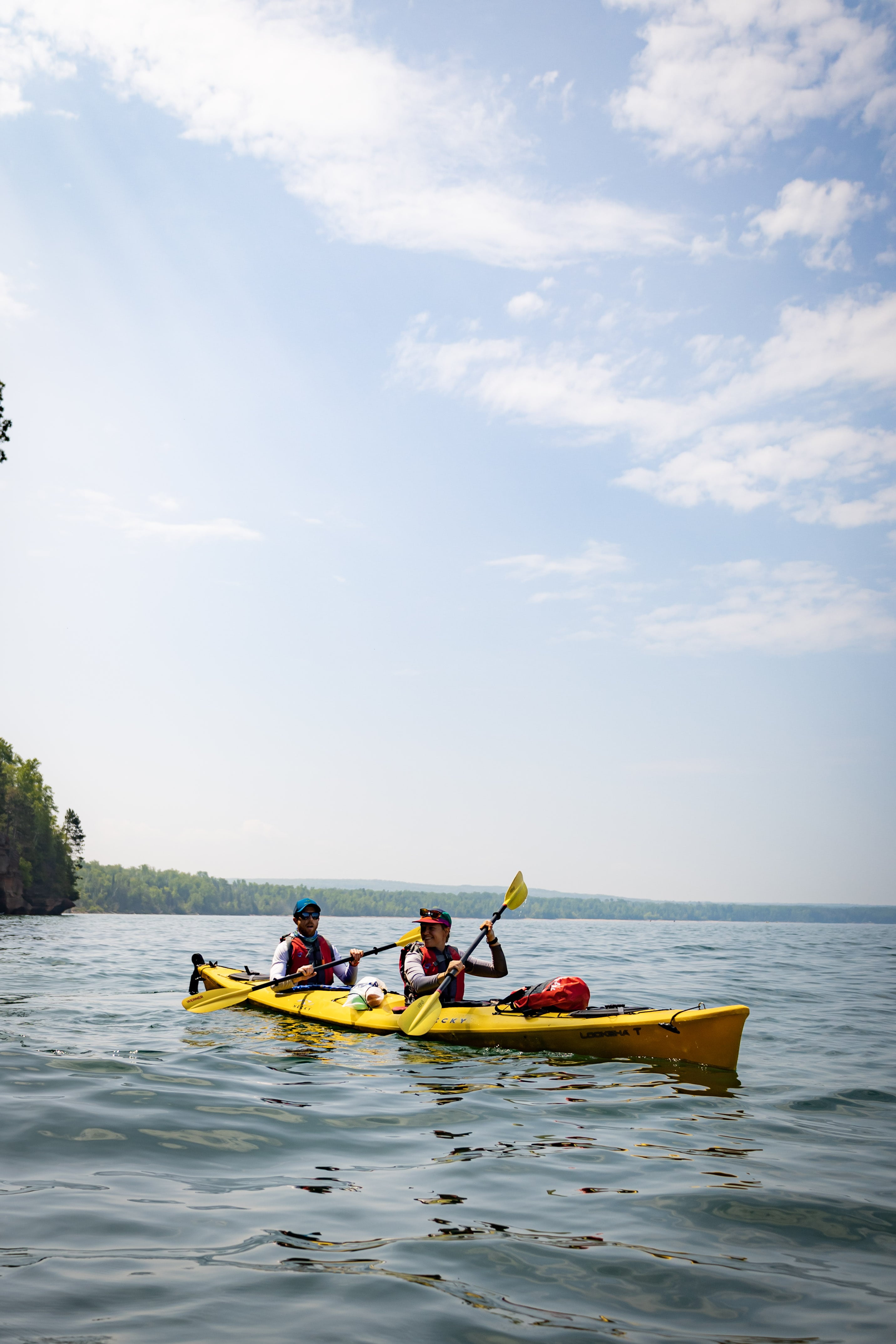 kayak on a lake